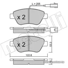 Тормозные колодки Metelli 2203213