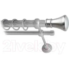 Карниз для штор Lm Decor Люксор 101 2р витой 25/16мм (сатин, 3.6м)