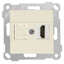 Розетка HDMI Mutlusan Rita 2200-457-0102 (слоновая кость)