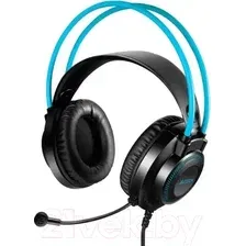 Наушники-гарнитура A4Tech Fstyler FH200i (серый/синий)