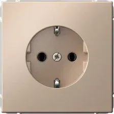 Розетка Systeme (Schneider) Electric ArtGallery GAL001243S с заземлением (песочный)