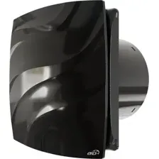 Вентилятор накладной ERA D100 Wave Black classic