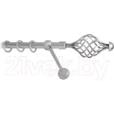 Карниз для штор Lm Decor Вираж 098 1р гладкий (сатин, 1.8м)