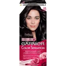 Крем-краска для волос Garnier Color Sensation Роскошный цвет 2.0 (черный бриллиант)