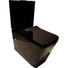 Унитаз CeramaLux 2170-18 (черный глянцевый)