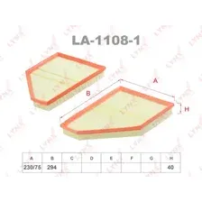 Воздушный фильтр LYNXAUTO LA-1108-1