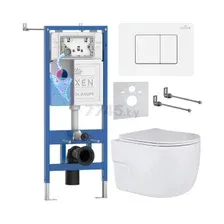 Инсталляция с унитазом подвесным Roxen StounFix Dual Fresh 868535