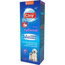Средство для ухода за полостью рта животных Cliny Зубной гель / K104 (75мл)
