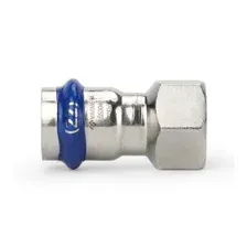 Муфта раструбная Varmega Inox Press с внутренней резьбой 22x1/2"