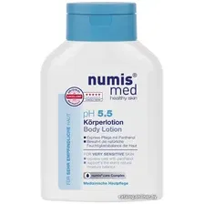 Лосьон Numis med Лосьон для тела успокаивающий pH5,5 для чувств. кожи с пантенолом 200 мл