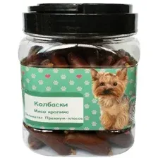 Лакомство для собак O'dog Колбаски - Мясо кролика 750 г