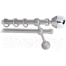 Карниз для штор Lm Decor Мельба 041 2р гладкий (сатин, 4м)