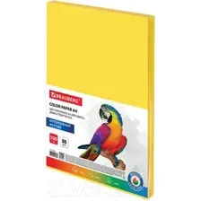 Бумага Brauberg А4 80г/м / 112450 (100л, желтый)