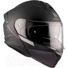 Мотошлем MT Helmets Genesis SV Solid A1 (XL, матовый черный)