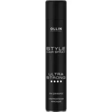 Лак для волос Ollin Professional Style, ультрасильной фиксации, 500 мл