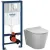 Унитаз подвесной AM.PM Sunny Flashclean C85C1701SC + GROHE Rapid SL 38721001