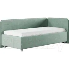 Кровать-тахта Сонум Capri R 90x200 (микровелюр селадон)