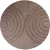Ковер для жилой комнаты Pixel Rabbit Carving PX4005-DAIRE-BROWN-BROWN (1.2x1.2)