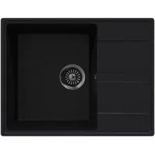 Мойка кухонная Maunfeld Lacrima 650 MFQS-650B (черный)