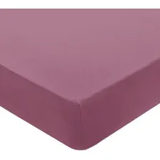 Простыня Миланика Брусника на резинке 200x200 (поплин г/к)