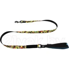 Поводок United Pets Complete Me 140см, 2см (разноцветный рисунок)
