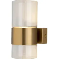 Бра Евросвет 40021/1 LED (латунь/прозрачный)