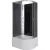 Душевая кабина Niagara Eco E110/80/40L/TN/BK 110x80x195