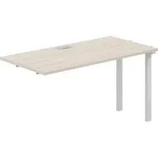 Стол модульный Norden 280x60x75 / SG.264.OL.44.WH (белый/дуб светлый)