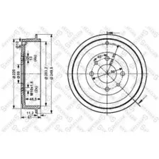 Тормозной барабан STELLOX 6025-2314-SX