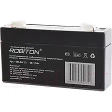 Аккумуляторная батарея Robiton VRLA6-1.3