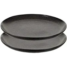 Набор тарелок Liberty Jones Dots LT-LJ-SPLDT-CRB-21 (2шт, черный)