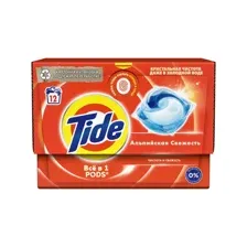 Капсулы для стирки Tide Альпийская свежесть (12x16.8г)