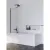 Стеклянная шторка для ванны Radaway Idea Black PNJ 60