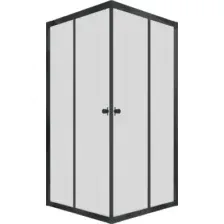 Душевой уголок Triton Вента-Блэк 80x80 (черный, без поддона)