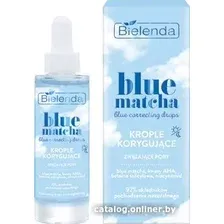 Сыворотка для лица Bielenda Сыворотка для лица Blue matcha Корректирующая в каплях, сужающая поры 30 мл