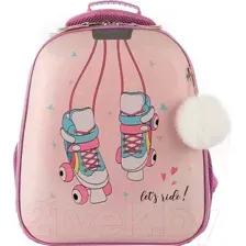 Школьный рюкзак Ecotope Kids Ролики / 057-540Y-11-CLR (сиреневый)