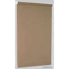 Мини рулонные шторы Delfa Сантайм Лен СРШ-01 МД2439 57x215 (какао)