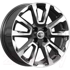 Литой диск K&K КС1026 Vesta 16x6.5" 4x100мм DIA 60.1мм ET 50мм Алмаз черный