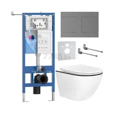 Инсталляция с унитазом подвесным Roxen StounFix Dual Fresh 868617