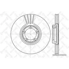 Тормозной диск Stellox 60202531VSX