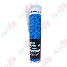 WUMAX 18908103 Полиуретановый герметик PU 40 Shore A, чёрный, 280 мл