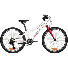 Велосипед Novatrack Novara 24 / 24AHV.NOVARA.10WT5 (10, белый, разобранный, в коробке)