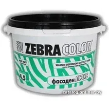 Краска Zebracolor Фасаден Люкс 4.5кг (белый)