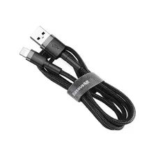 Кабель BASEUS Cafule Cable USB For IP Black Gray