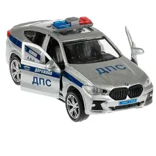 Автомобиль игрушечный Технопарк BMW X6 MK3 G06 Полиция / X6-12SLPOL-SR