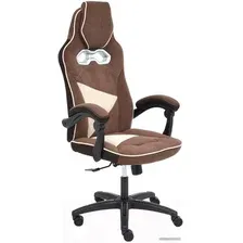 Игровое (геймерское) кресло TetChair Arena (флок, коричневый/бежевый)