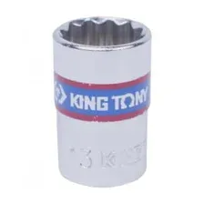 Головка торцевая двенадцатигранная 3/8" 13 мм KING TONY 333013M