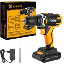 Дрель-шуруповерт Deko Banger 20V ONE  083-1042 (с 1-им АКБ)