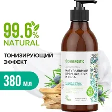 Крем для рук Synergetic Сандал и ягоды можжевельника (380мл)