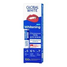 Гель-карандаш для зубов GLOBAL WHITE Отбеливающий, 5 мл